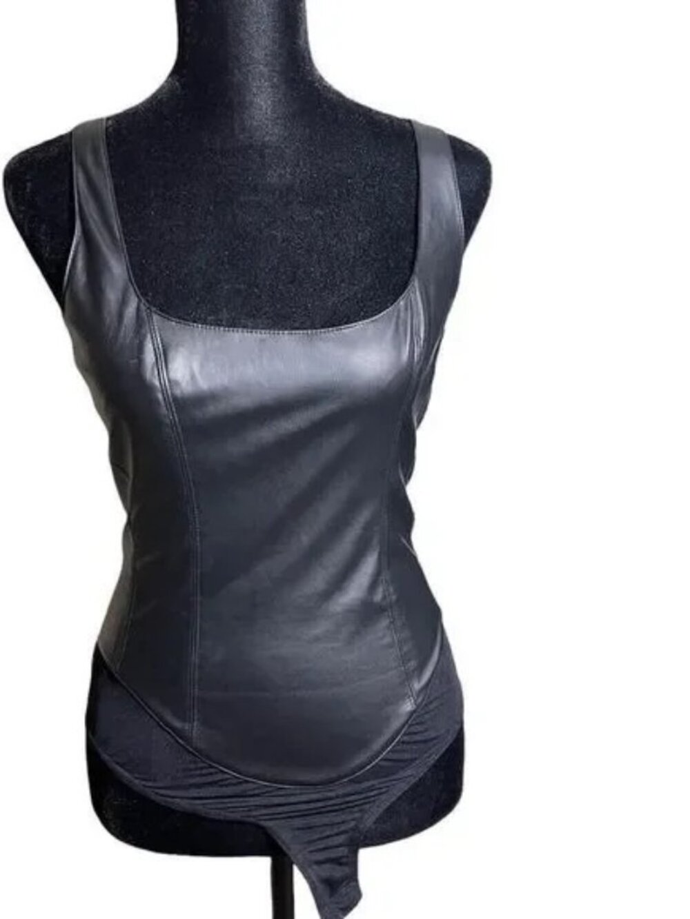Free People Womens She's A Vegan Mesh Bodysuit Size SP